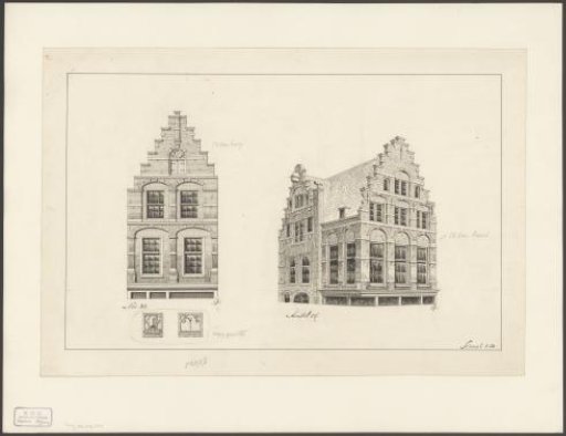 Facades of Nes 85 and Amstel 54