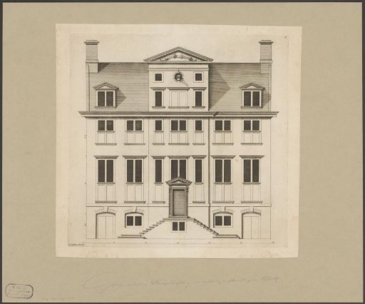 View of the Dwelling House of Abraham Pietsersz. Croock on the Geldersekade in Amsterdam