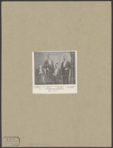 Group portrait of the Netherlands String Quartet