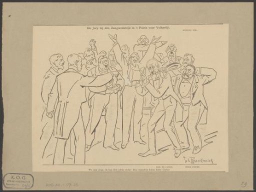 The Jury at the Singing Contest in the Paleis voor Volksvlijt