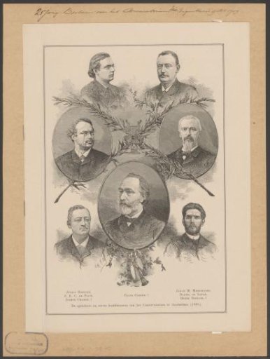 Portraits of persons associated with the Amsterdamsch Conservatorium