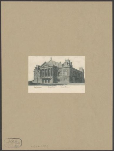 View of the Concertgebouw in Amsterdam