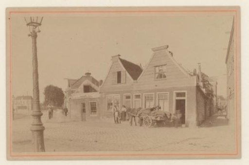 View of several houses near the Varkensgang