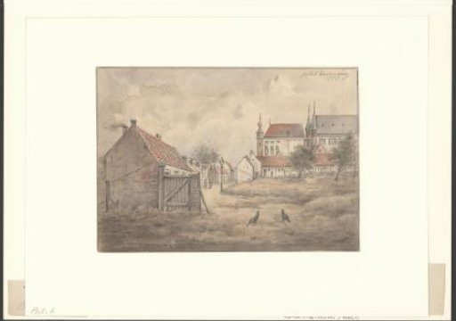View of the Pekelharinggang behind De Liefde church