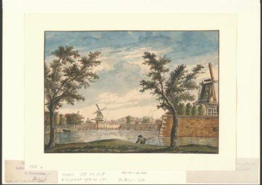 View of the Singel at the Weteringpoort