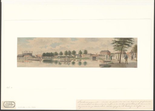 View of the Singel at the Lange Blekersloot