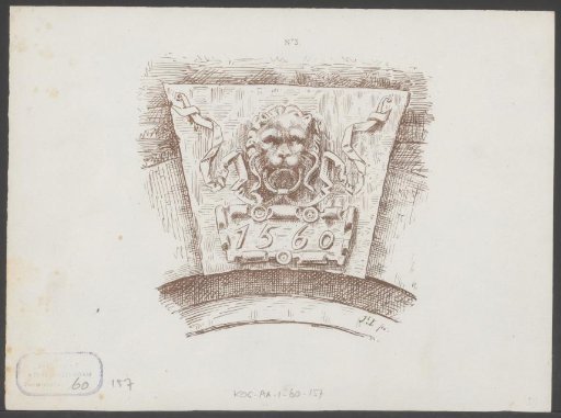 Keystone with the year 1560