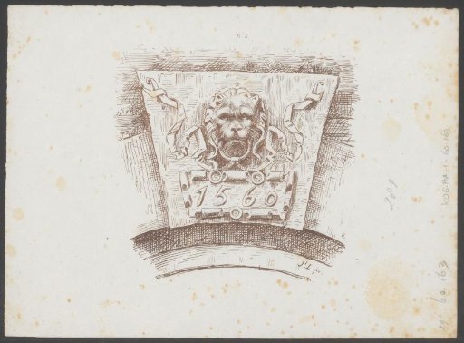 Keystone with the year 1560