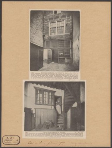 View of a dwelling house on the Prins Hendrikkade in Amsterdam