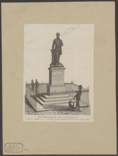 Statue of Johan Rudolf Thorbecke