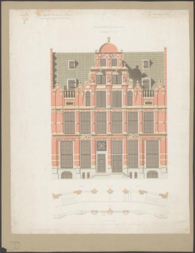 View of a dwelling house on the Herengracht