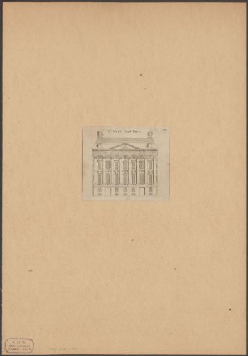 View of the Trippenhuis in Amsterdam