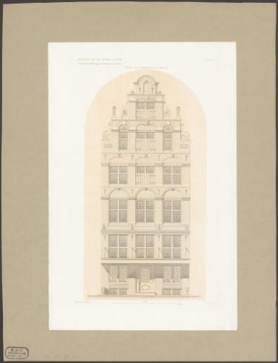 View of a dwelling house on the Nieuwendijk