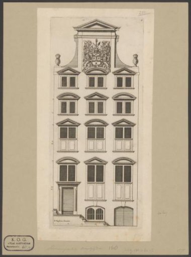 View of the dwelling house of Michiel Reyniersz Pauw on the Herengracht in Amsterdam