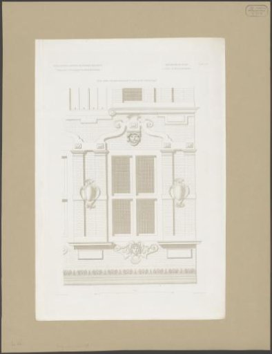 Details of a residence on the Oudezijds Voorburgwal in Amsterdam