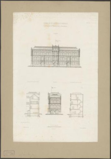 Plans for the fire station 'Willem' in the Valckenierstraat, Amsterdam