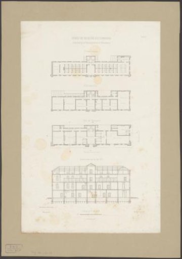 Plans for the fire station 'Willem' in the Valckenierstraat, Amsterdam