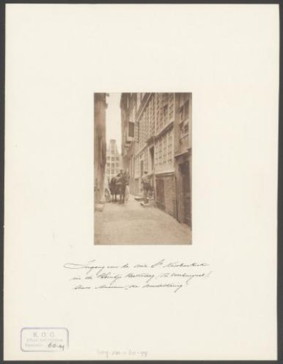 View of the entrance to Ons' Lieve Heer op Solder in Amsterdam