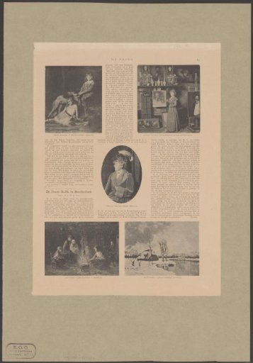 Article on paintings offered by the art dealership Frans Buffa and Sons in Amsterdam