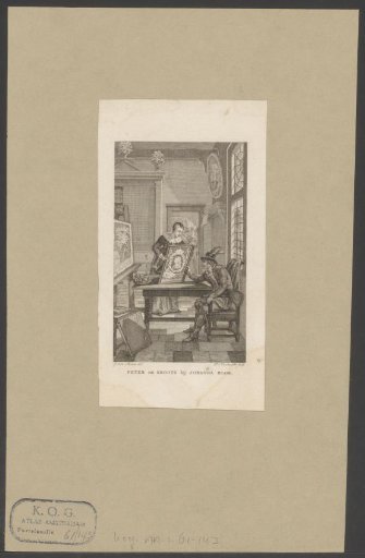 Johanna Koerten shows Peter the Great his portrait