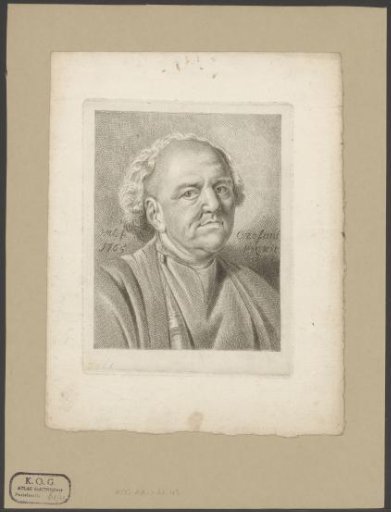 Self-portrait of François Morellon La Cave