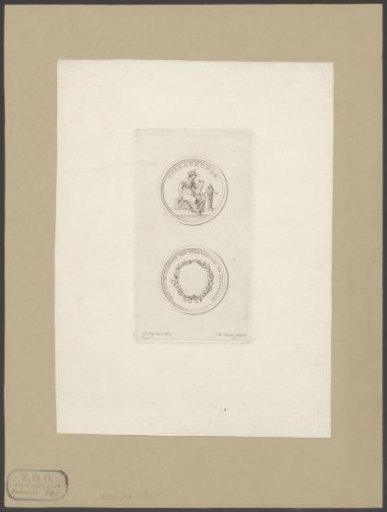 Prize medal of the Amsterdam City Drawing Academy