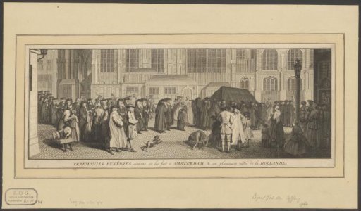 Funeral of the Reformed in Amsterdam