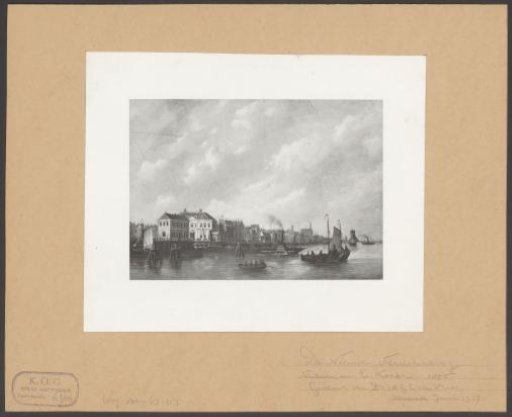 View of the Nieuwe Stadsherberg in Amsterdam