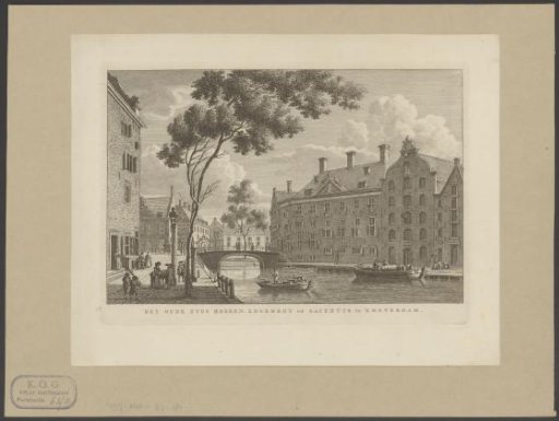 View of the Oudezijds Heerenlogement and Binnengasthuis in Amsterdam