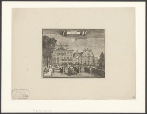 View of the Oudezijds Heerenlogement in Amsterdam
