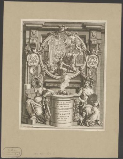 Allegory on the marriage of Jacob van Oosterwyck and Anna Bruyn