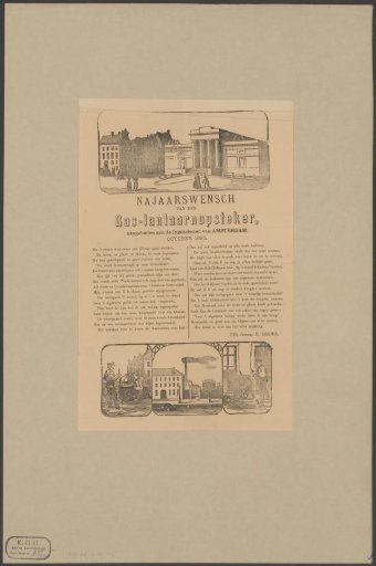 Autumn greeting from the gas lamp lighters of Amsterdam for the year 1893