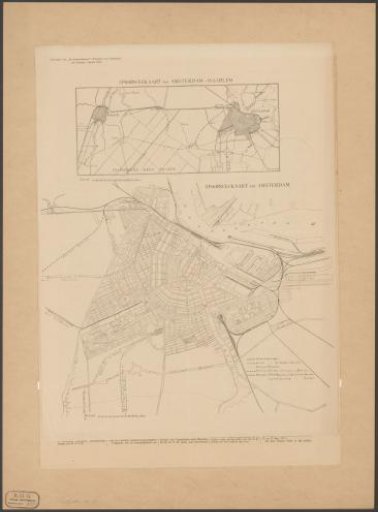 Article and map with a proposal for a southern Amsterdam railway station in the museum quarter