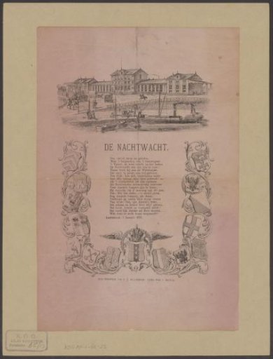 New Year's Wish of the Amsterdam Night Watch for the Year 1879