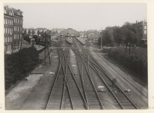 Railway towards Amsterdam Weesperpoort Station
