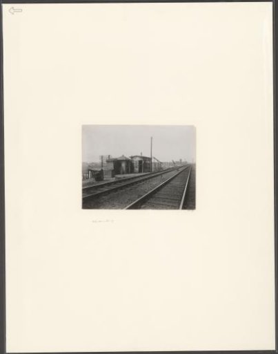 Signal post Watergraafsmeer Oost on the railway to Amsterdam