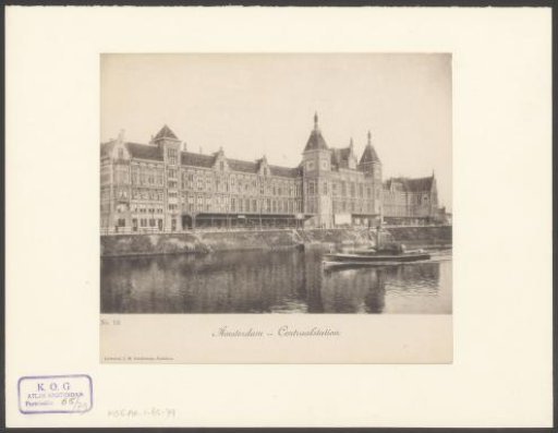 View of Amsterdam Central Station