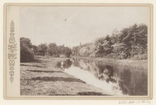 View of a pond in Vondelpark, Amsterdam