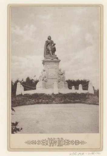 View of the Vondelmonument, Amsterdam
