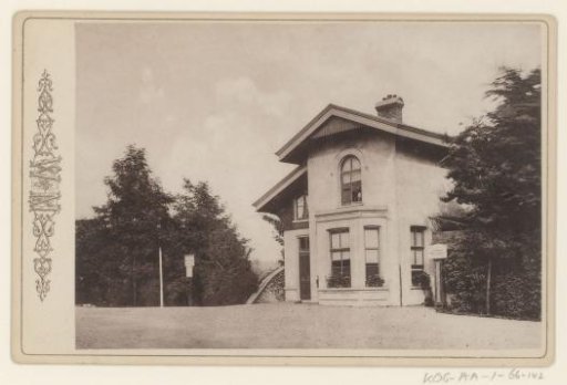 View of the superintendent's house in Vondelpark, Amsterdam