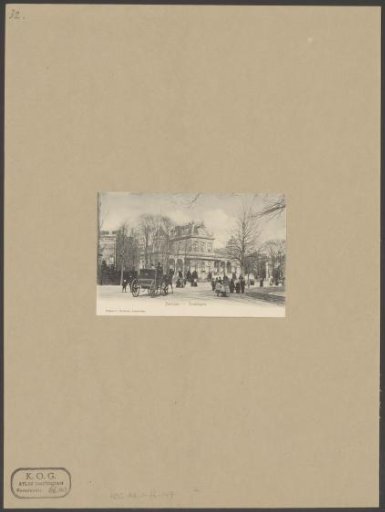 View of the Vondelpark Pavilion in Amsterdam