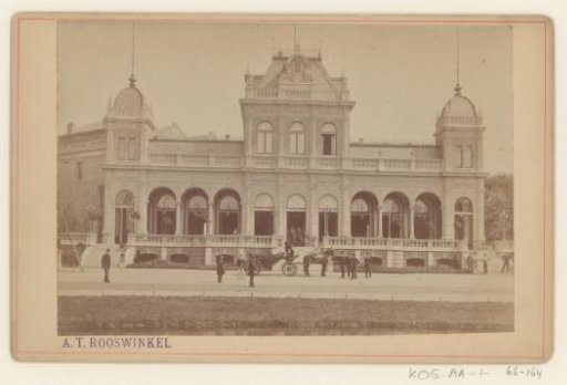 View of the Vondelpark Pavilion in Amsterdam