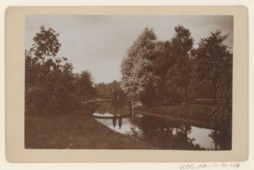View of the Brandbrug in Vondelpark in Amsterdam