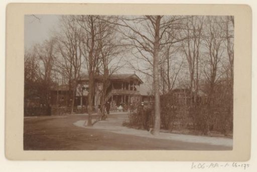 View of a restaurant in Vondelpark, Amsterdam