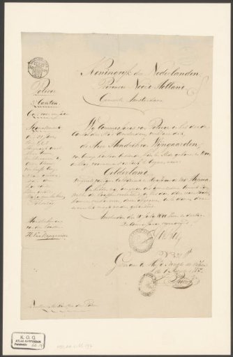 Passport of Hendrik van Wijngaarden