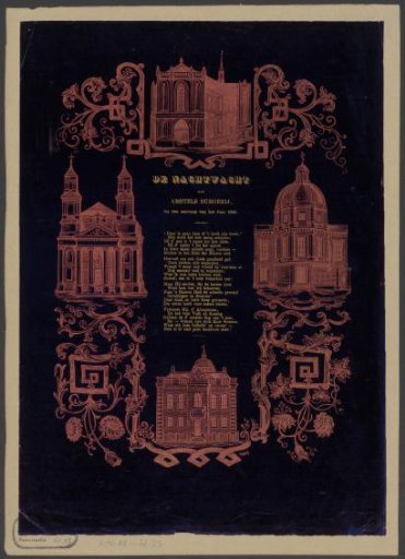 New Year's Wish from the Amsterdam Night Watch for the Year 1855