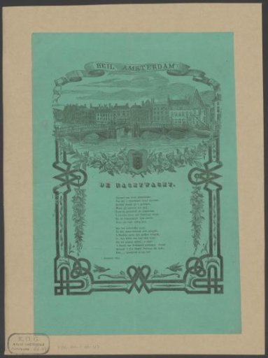 New Year's greeting from the Amsterdam night watch for the year 1864