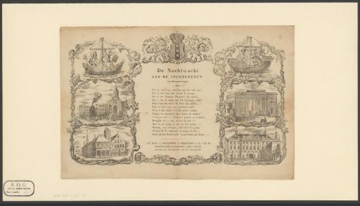New Year's Wish from the Amsterdam Night Watch for the Year 1849