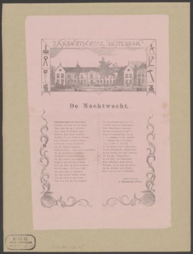 New Year's Wish of the Amsterdam Night Watch for the Year 1869