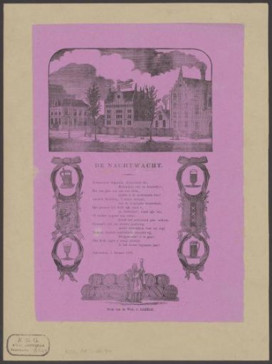 New Year's Wish of the Amsterdam Night Watch for the Year 1873